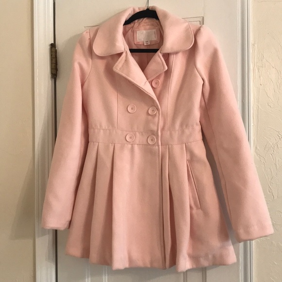 Xhilaration Jackets & Blazers - Xhilaration Blush Peplum Peacoat